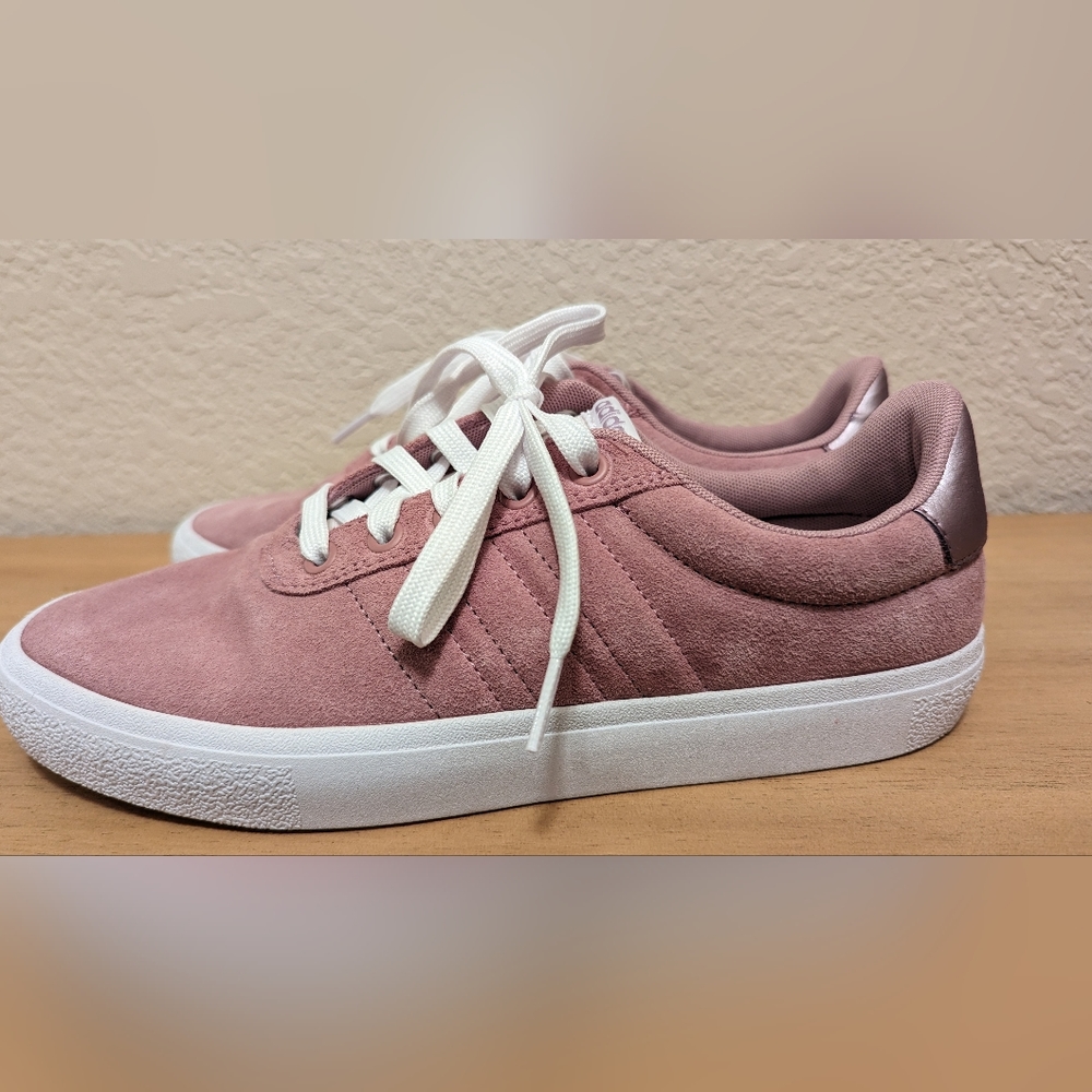 Adidas Vulcraid 3R "Magic Mauve" Suede Shoes Size 8
